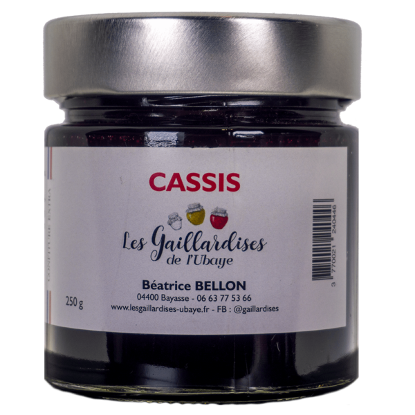 Confiture de Cassis des Gaillardises de l’Ubaye : Authenticité et Excellence