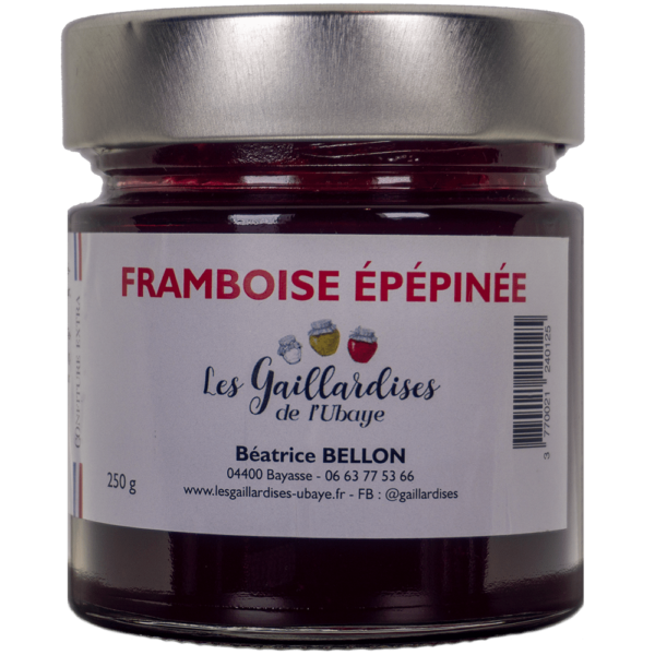 Confiture de Framboises Épépinée – Un Éclat d'Été dans Chaque Cuillère