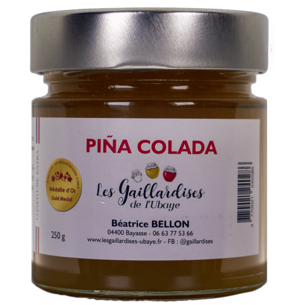 Confiture Pina Colada : L’exotisme en pot, médaillé d’or