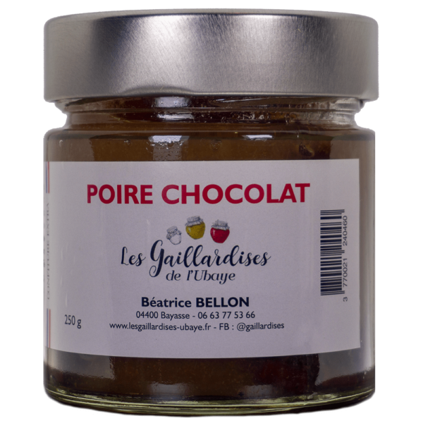 Confiture poire au chocolat: un délice sucré à découvrir