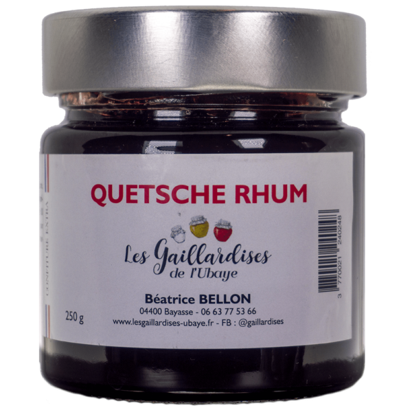 Confiture Quetsche Rhum : Une Alliance Authentique et Élégante